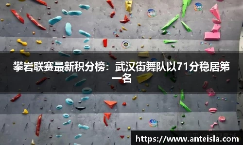 攀岩联赛最新积分榜：武汉街舞队以71分稳居第一名
